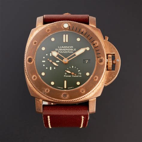 luminor submersible panerai automatic bronze|panerai luminor submersible 44mm.